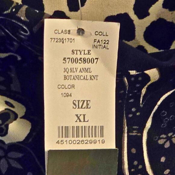 White House Black Market Sheath Dress - Black/Purple Floral - NWT Size XL - Picture 5 of 5